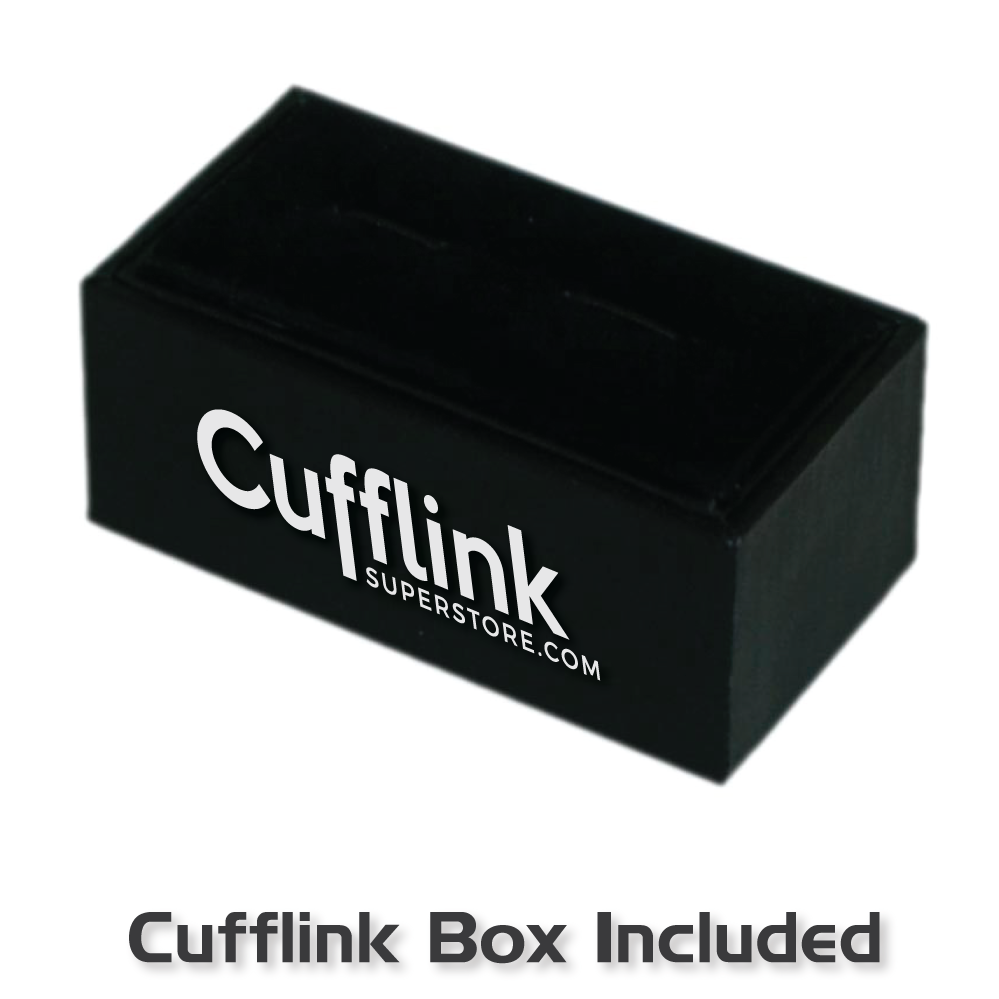 Cufflinks - Acrylic Bar Aquamarine